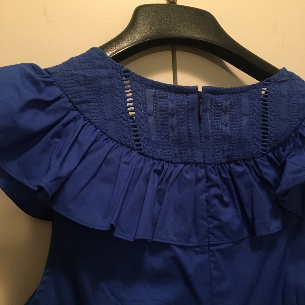 J.Crew Ruffle Neck Dress - Picture 3 of 6